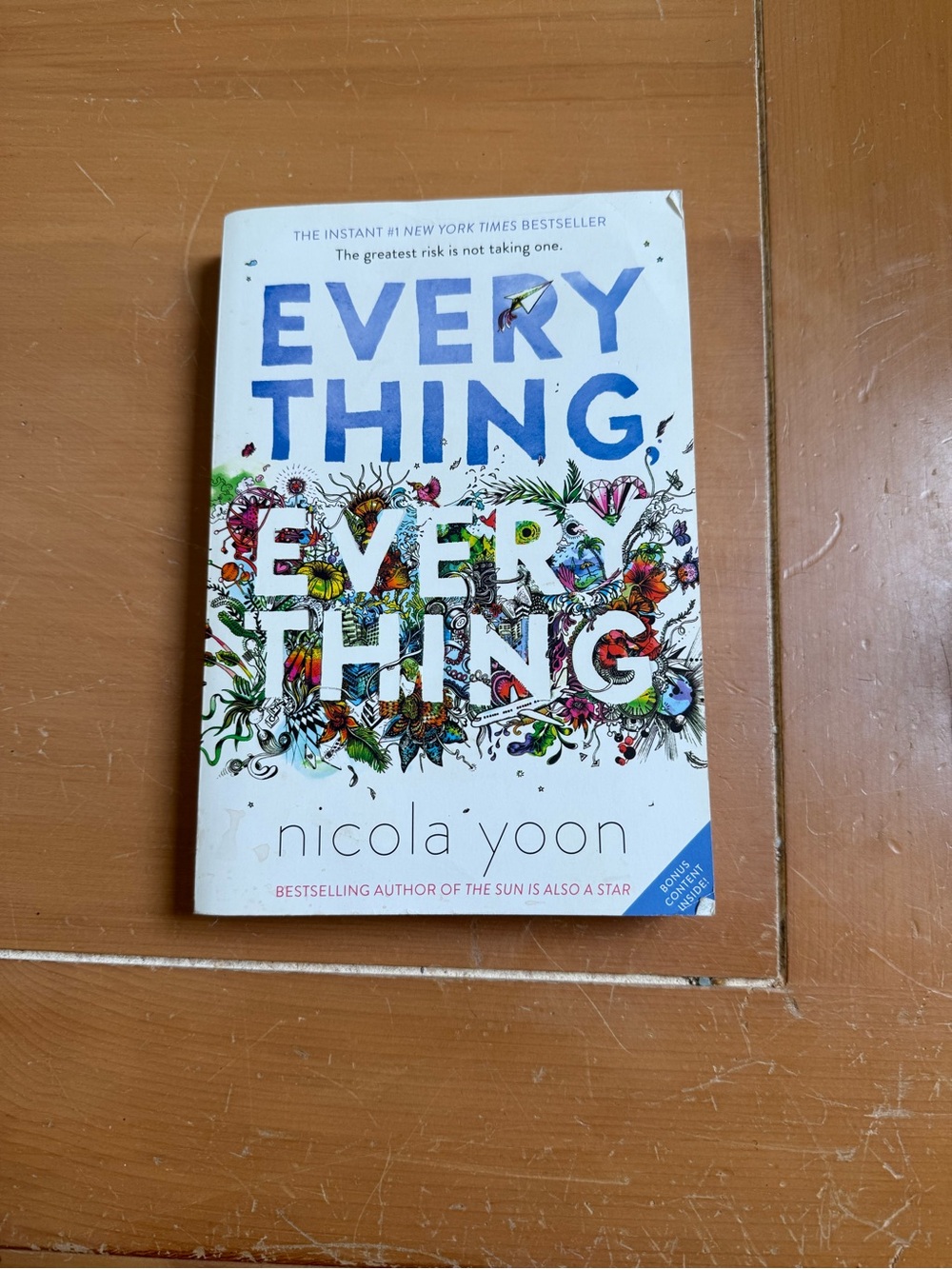 Book on floor - not a phone accessory